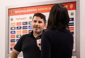 Eduardo Barroca lamenta empate após CRB abrir 3x0 contra o Atlético-GO
