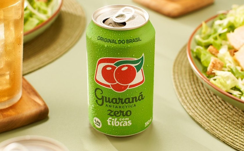 Impulsionada por Guaraná Antarctica Zero com Fibras, Ambev inova lançando produtos com ingredientes funcionais
