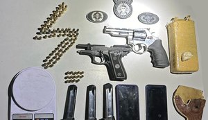 3º BPM apreende armas, drogas e veículos roubados em Arapiraca