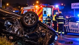 Brasileira morre após carro capotar em Portugal