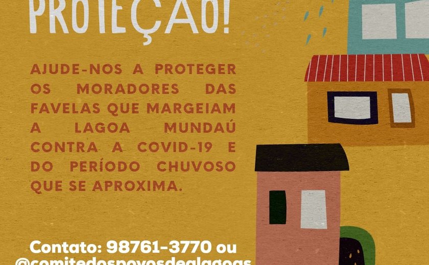 Campanha arrecada máscaras e lona para moradores das comunidades da Lagoa Mundaú