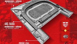 CRB começa nesta quinta a venda de ingressos para partida contra a Ferroviária