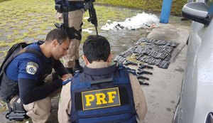 Polícia intercepta em SP arsenal que seria enviado a criminosos no RJ