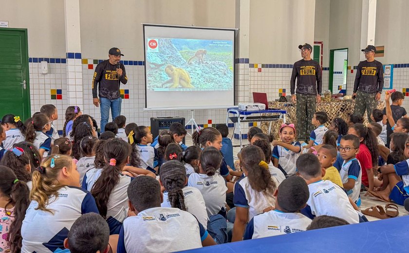 Mês das Crianças: MVV leva palestras sobre animais da Caatinga e diversão para escolas