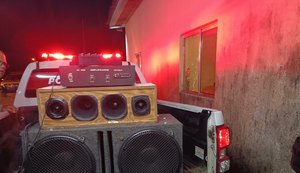 Quatro equipamentos sonoros são apreendidos em Maceió