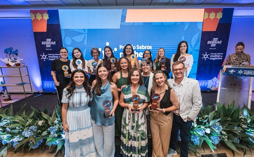 Prêmio Sebrae Mulher de Negócios reconhece trajetórias de empreendedorismo feminino em Alagoas