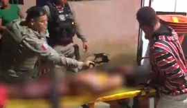 Durante bebedeira com conhecidos, homem é atingido com sete tiros de arma de fogo