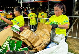 Garis e catadores voltam ao Verão Massayó com ações de limpeza e coleta seletiva