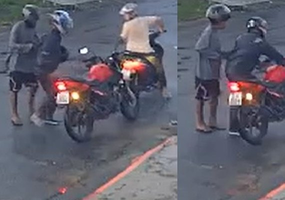 Assaltantes rendem motociclista e o obrigam a ligar a própria moto