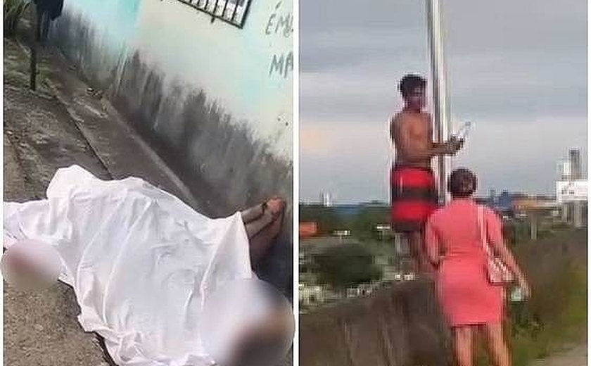 Suspeito de matar esposa é cercado e preso após ameaçar se jogar de viaduto