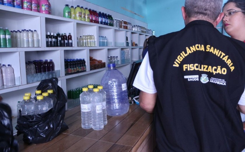 Mais de 600 garrafas de álcool gel clandestino são apreendidas