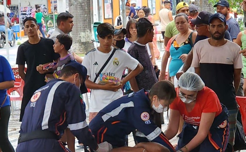 Centro de Arapiraca registra segunda tentativa de assassinato em 24 horas