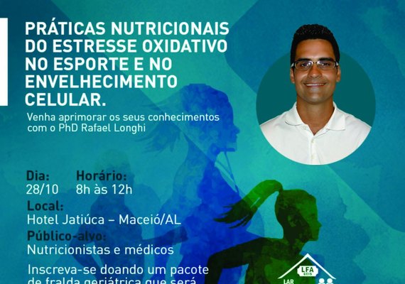PHD em bioquímica realiza curso gratuito sobre práticas nutricionais do estresse oxidativo