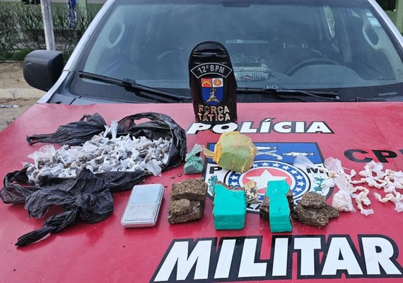 PM/AL mantém combate ao tráfico de drogas na capital e no interior