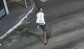 Polícia Civil divulga imagens de suspeito de homicídio no Farol, em Maceió
