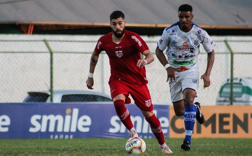 CRB vence o Jaciobá de virada e assume a vice-liderança no Alagoano