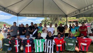 Prefeitura de Branquinha promove abertura do Campeonato Municipal de Futebol