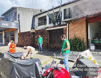 Fiscalização notifica 11 estabelecimentos por lançamento irregular de efluentes na rede de drenagem