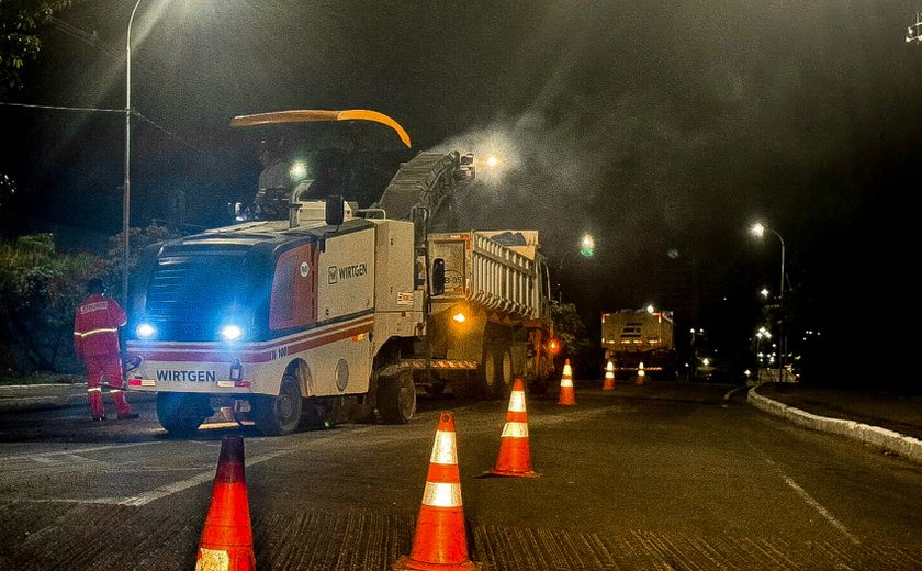 Avenida Rotary é mais uma a receber obras de recapeamento asfáltico