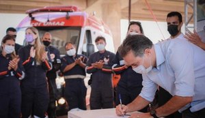 Governador assina ordem de serviço para construção de Base Descentralizada