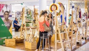 Dia do Índio é comemorado com exposição de artesanato indígena no Parque Shopping