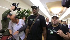 Dennis Rodman, ex-astro da NBA, viaja novamente à Coreia do Norte