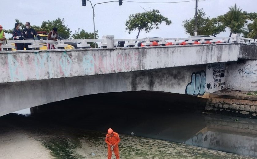 Homem embriagado cai de ponte no Riacho Salgadinho e fica ferido