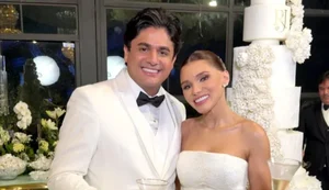 Imagens mostram agressão de cantor João Lima contra esposa