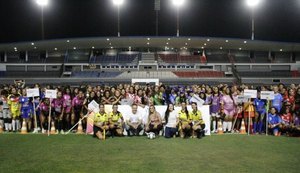 Festa de abertura da Copa Rainha Marta é comandada pela craque alagoana em Maceió