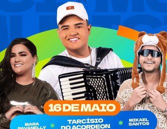 Tarcísio do Acordeon e Mara Pavanelly comandam os 134 anos de emancipação de Murici neste sábado