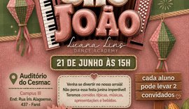 Bailarina alagoana formada pelo Bolshoi apresenta espetáculo junino no Cesmac