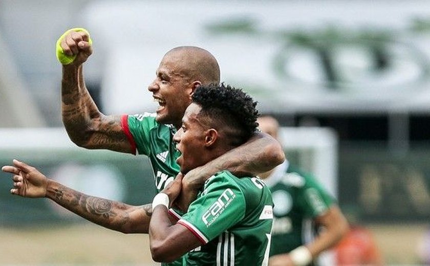 Palmeiras vira contra Santos, quebra tabu e está nas quartas