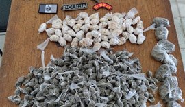 Polícia Militar recupera veículos roubados e apreende mais de 2 kg de drogas no interior