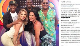 Reencontro do 'É o Tchan' mexe com fãs em redes sociais