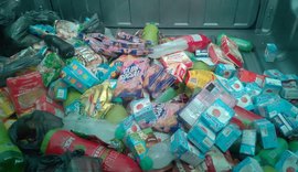 Vigilância Sanitária apreende 300 kg de alimentos estragados na Levada