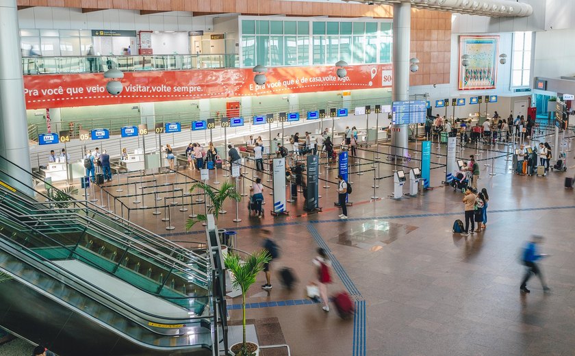 Desembarques internacionais no Aeroporto Zumbi dos Palmares aumentam 169.54%