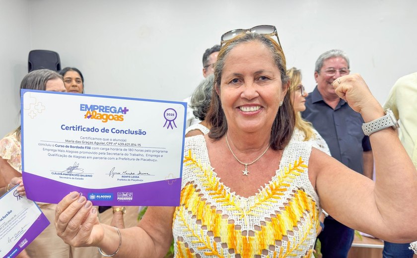 Emprega Mais Alagoas ultrapassa a marca de 3 mil trabalhadores capacitados