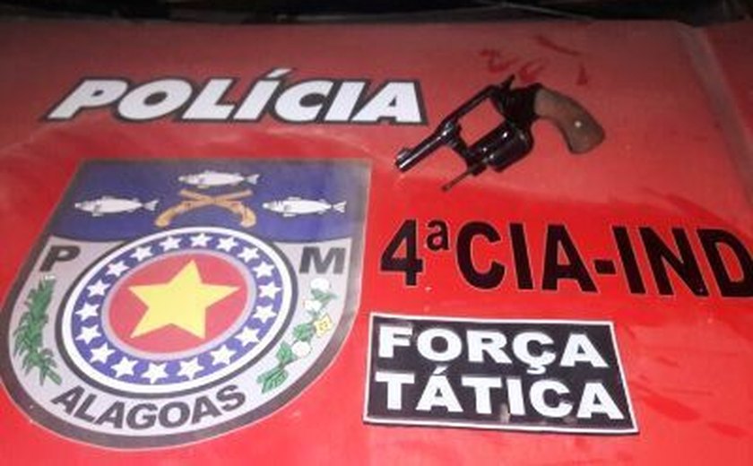 Polícia Militar apreende arma de fogo no município de Pindoba