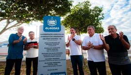 Paulo Dantas inaugura obras de pavimentação e anuncia o Mais Água AL