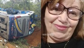 Idosa alagoana morre após galho de árvore perfurar ônibus em acidente em Minas Gerais