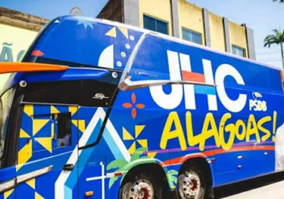 Justiça Eleitoral manda JHC retirar plotagem de ônibus por propaganda irregular
