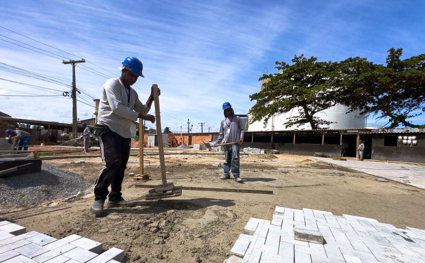 Obras da nova orla do Porto de Maceió chegam a 25% de execução