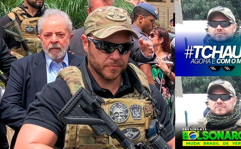 'Rambo' da PF que deu segurança a Lula é o mesmo que protegeu e apoia Bolsonaro