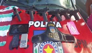 PM apreende pistolas e munições de uso das Forças Armadas no Jacintinho