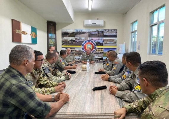 Comando da PM recebe militares da Corporação que servirão à Força Nacional