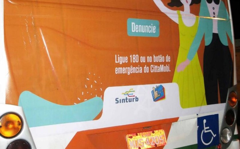 Empresas de ônibus de Maceió lançam campanha de combate ao assédio sexual