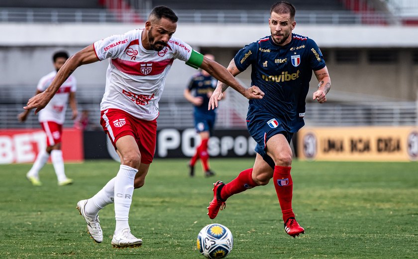 CRB e Juazeirense jogam nesta quarta pela Copa do Nordeste