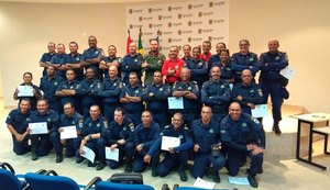 Em parceria com a PF, Guarda Municipal forma turma de curso de tiro