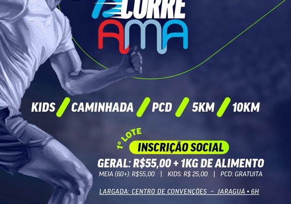 Inscrições abertas para a 1ª Corrida QUEM CORRE AMA