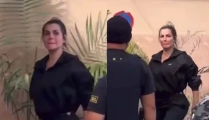 Abalada! Deolane Bezerra chega à penitenciária aos prantos; vídeo